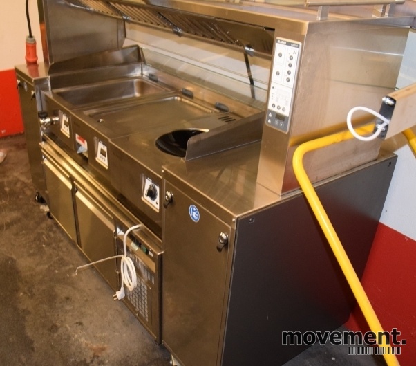 Solgt!Komplett wok-linje, med wok, - 5 / 15