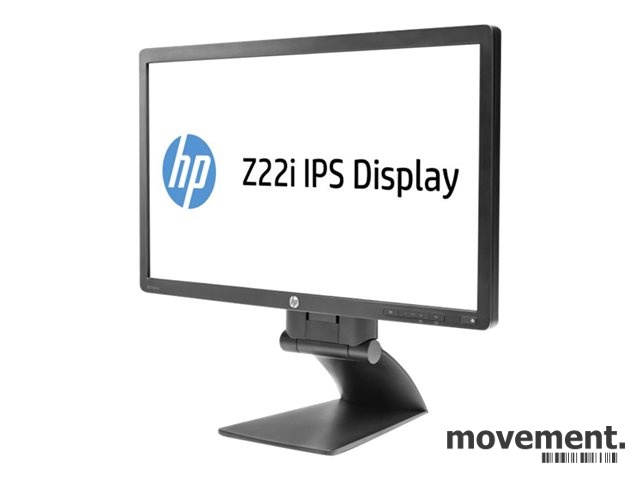 Solgt!Flatskjerm til PC: HP Z22i IPS