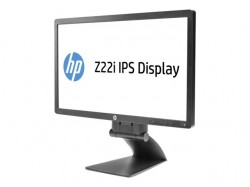 Flatskjerm til PC: HP Z22i IPS Display, 22toms, 1920x1080 Full HD, VGA/DVI/DP/USB, pent brukt