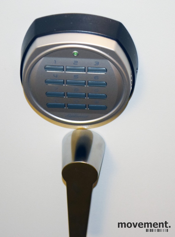 Solgt!Sikkerhetsskap / safe i grålakkert - 5 / 6