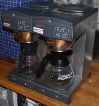 Bravilor Bonamat Matic Twin, dobbel kaffetrakter, for 3fas 4650W, fast vanntilkopling , pent brukt