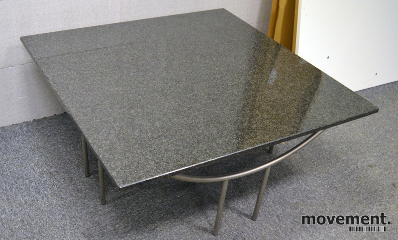 Solgt!Loungebord med steinplate granitt / - 1 / 3