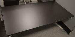 Sort, rektangulær bordplate til skrivebord fra Narbutas 160x80cm, NY/UBRUKT