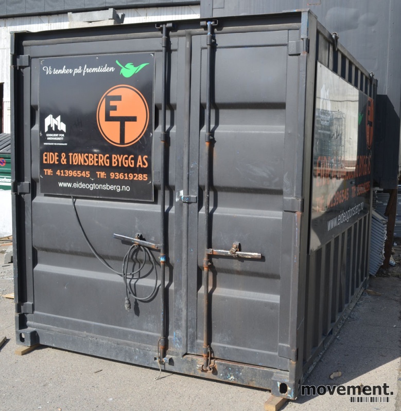 Solgt!10fots isolert container / - 3 / 4