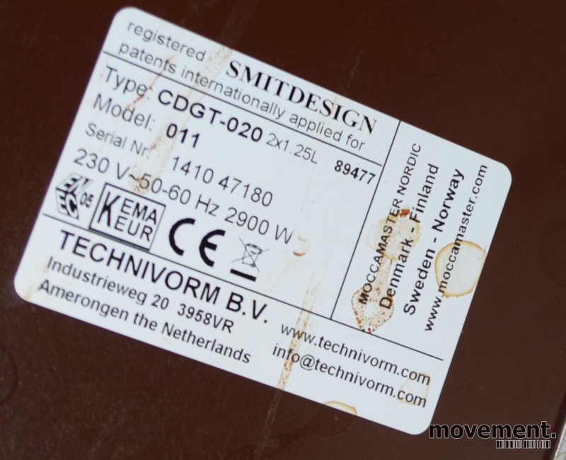 Solgt!Moccamaster Dobbel Termos - 4 / 4
