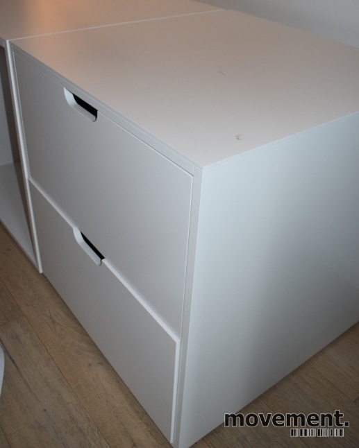 Solgt!Kube med 2 skuffer / printerbord / - 3 / 4