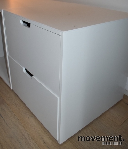 Solgt!Kube med 2 skuffer / printerbord / - 1 / 4