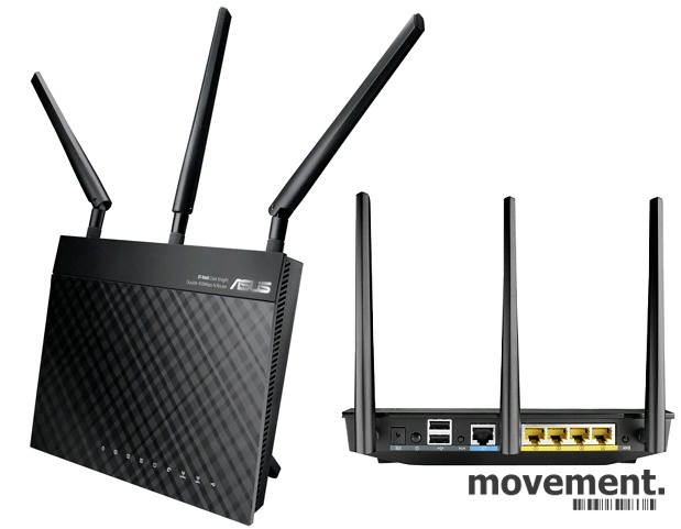 Solgt!Asus RT-N66U Wireless-N900 Gigabit