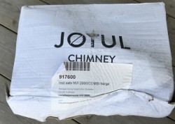 Diverse Jøtul pipe-elementer for ovn, bla. et 120cm rett rør NVI 2000, NYTT/UBRUKT