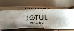 Diverse Jøtul pipe-elementer for ovn, bla. et 120cm rett rør NVI 2000, NYTT/UBRUKT