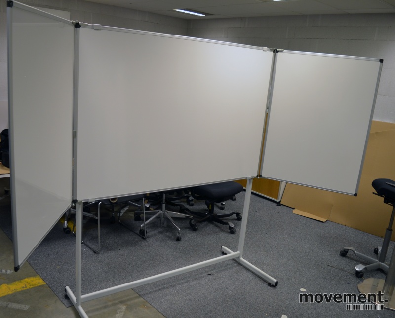 Solgt!Whiteboard på stativ, 150x100cm - 2 / 2