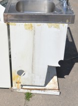 Hybelkjøkken fra Bauknecht, 100cm bredde, Kjøl/Frys/2kokeplater/kum, brukt
