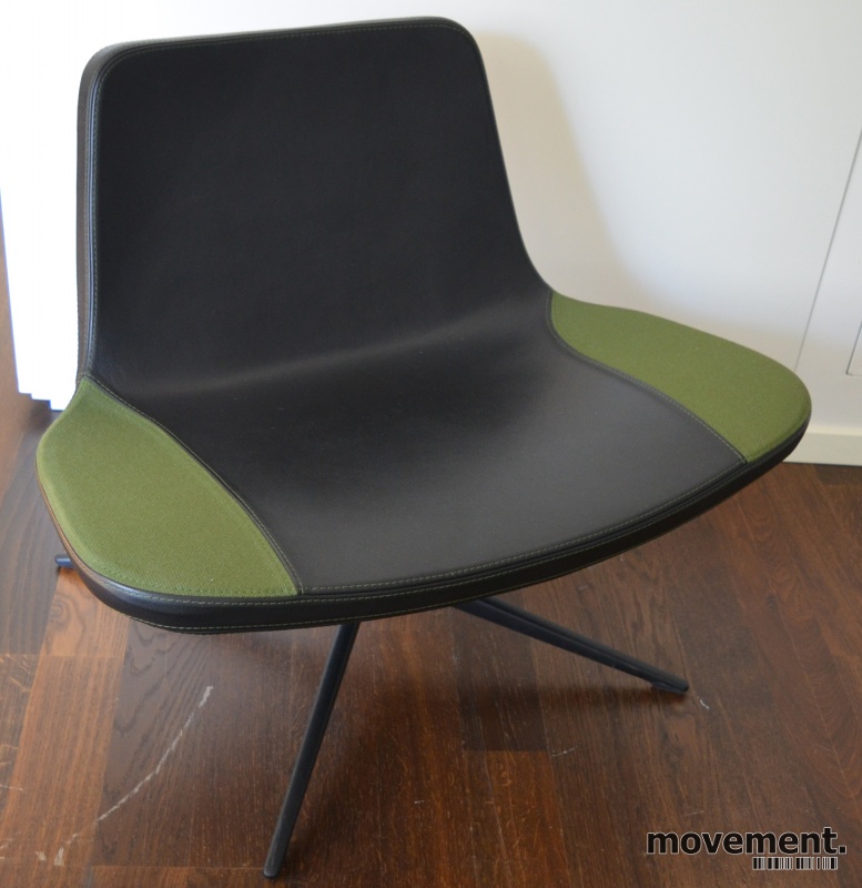 Ray Lounge Chair by Hay, design JakobWagner, sort skinn Ray Lounge Chair by Hay, design JakobWagner, sort skinn