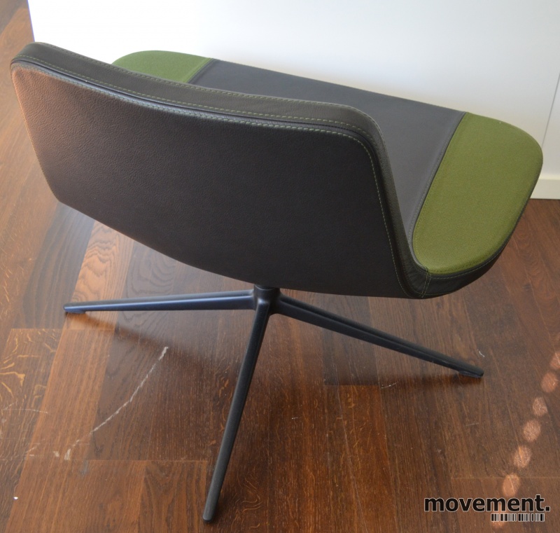 Ray Lounge Chair by Hay, design JakobWagner, sort skinn Ray Lounge Chair by Hay, design JakobWagner, sort skinn