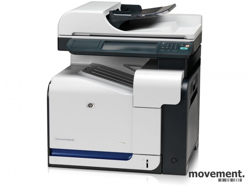 Solgt!HP Color Laserjet CM3530 MFP, - 1 / 3