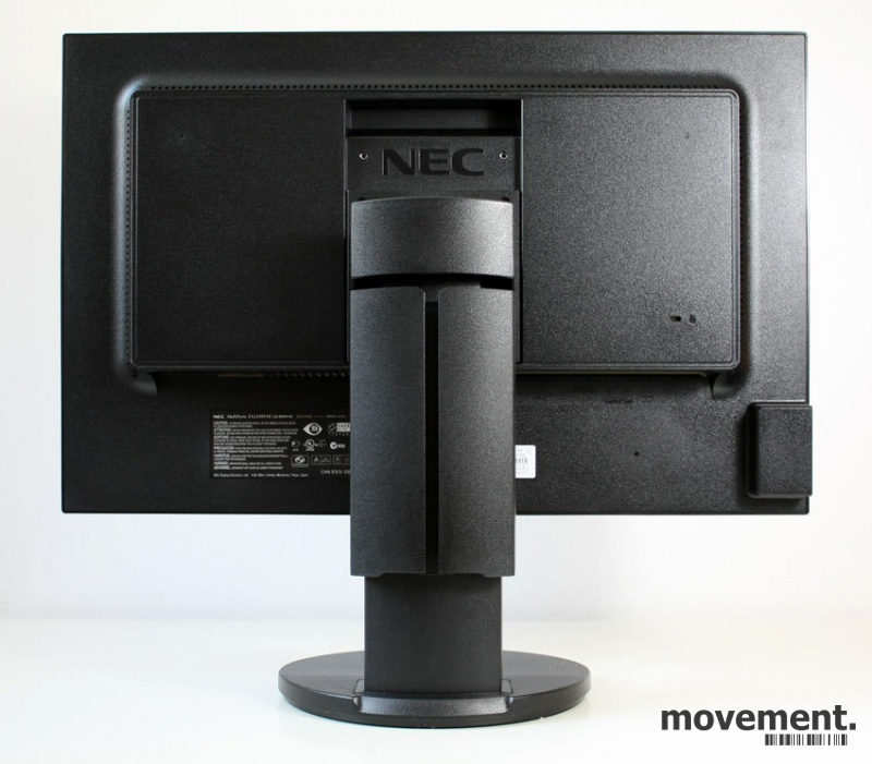 Solgt!Flatskjerm til PC, NEC P241W, 24 - 2 / 3