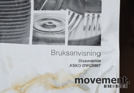 Solgt!Asko oppvaskmaskin, modell DW16.C - 6 / 6