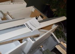 Ikea-kjøkken, Metod-serie med hvite fronter, se delebeskrivelse, kun brukt 7mnd