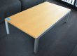 Solgt!Loungebord i eik / aluminium - 1 / 2