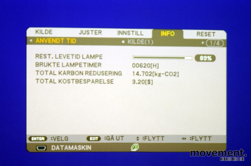 Solgt!Prosjektor: NEC M402H, 1920x1080 - 4 / 4