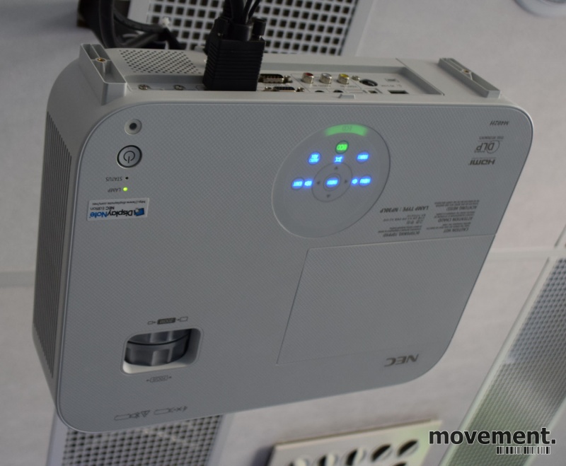 Solgt!Prosjektor: NEC M402H, 1920x1080 - 3 / 4