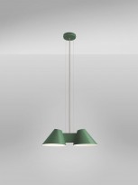 Taklampe, Cappellini Meltdown Lamp, 3glasskupler Taklampe, Cappellini Meltdown Lamp, 3glasskupler