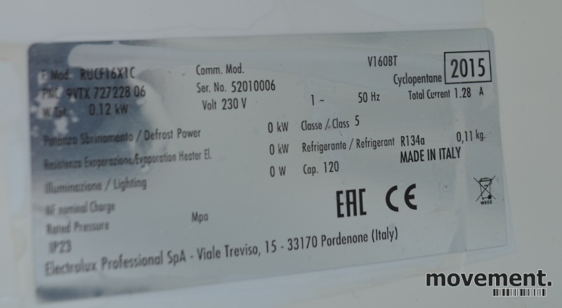 Solgt!Electrolux fryseskap underbenk i - 2 / 2