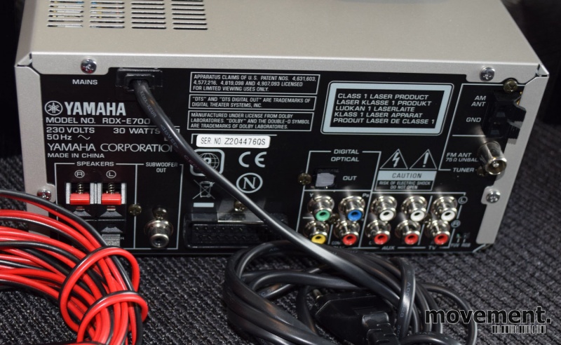 Solgt!Yamaha minianlegg med RDX-E700 - 4 / 4