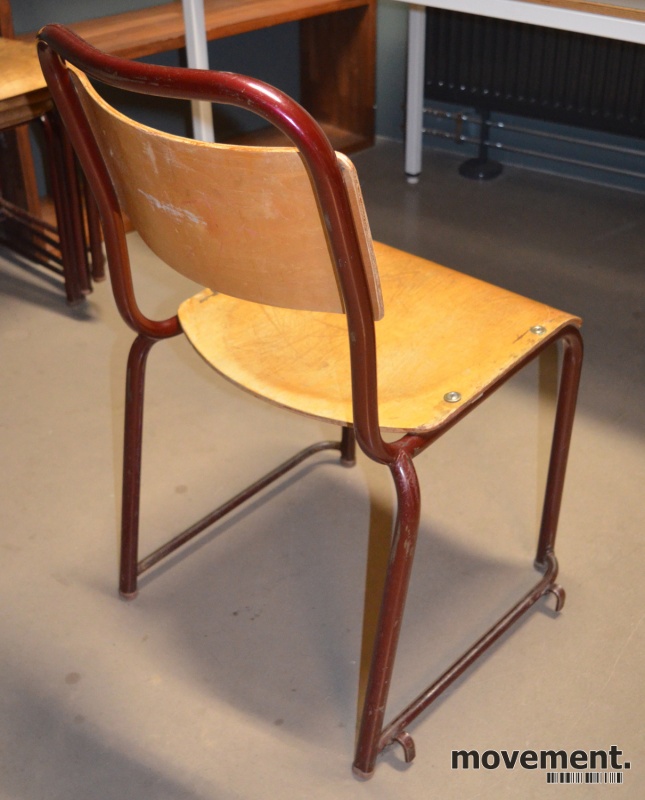 Solgt!Solid skolestol / stablestol i - 2 / 3