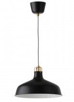 IKEA Ranarp taklampe / pendellampe i sort, pent brukt