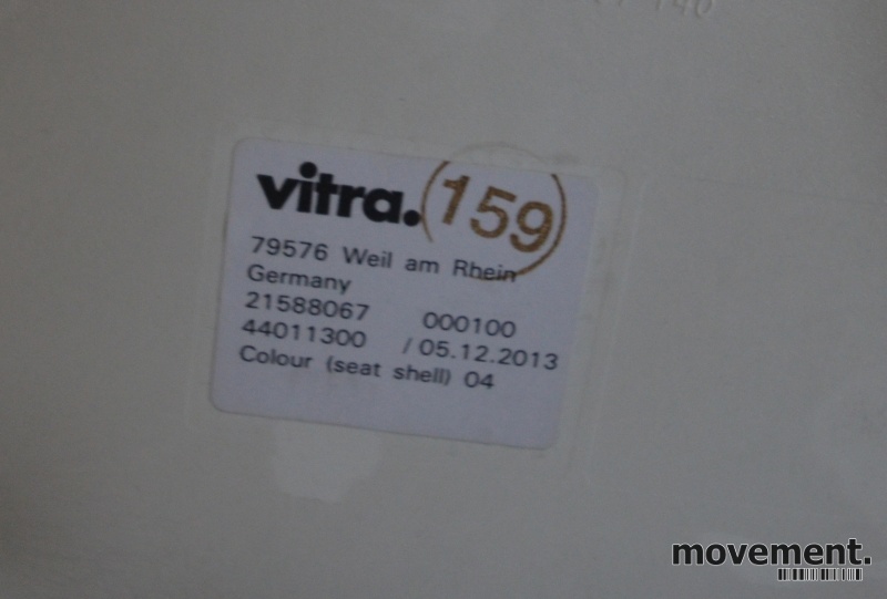 Solgt!Vitra RAR rocking chair i hvitt, - 4 / 4