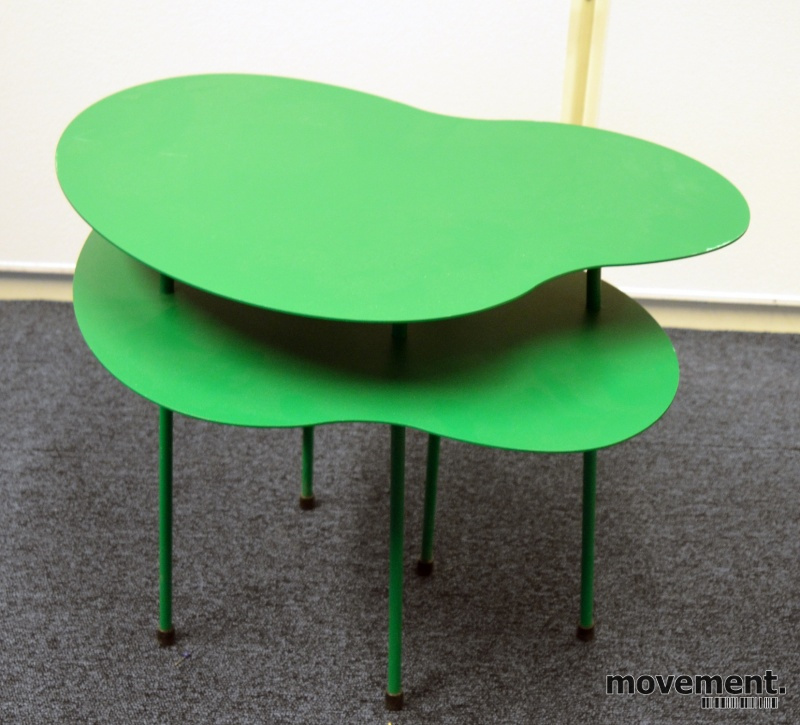 Solgt!Loungebord i grønnlakkert metall - 3 / 3