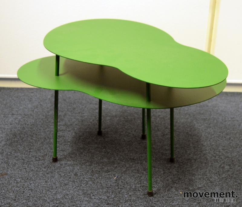 Solgt!Loungebord i grønnlakkert metall - 3 / 3