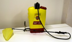 Ryggsprøyte for insektsmiddel etc: Hardi BP15, 15 liters kapasitet, ryggsekksprøyte, pent brukt