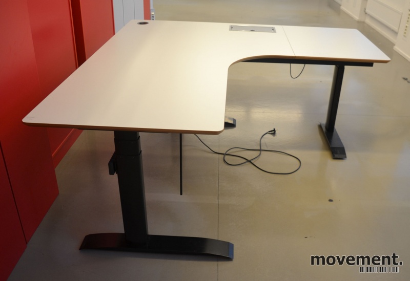 Solgt!Hjørneløsning / skrivebord med - 3 / 4