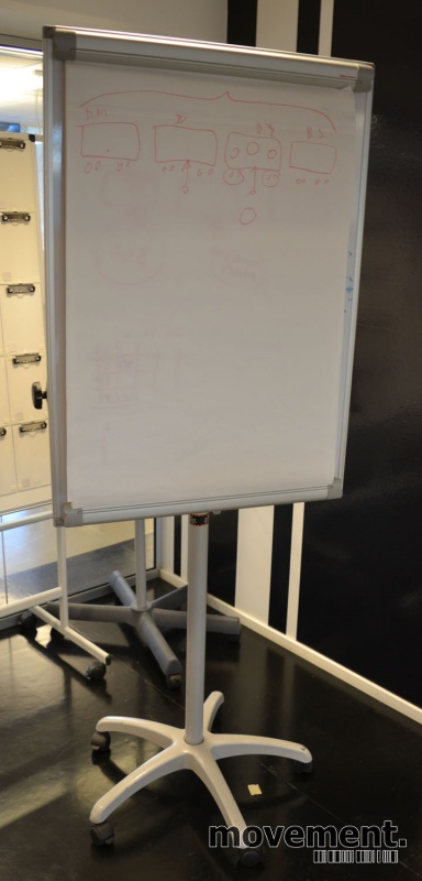 Solgt!Flipovertavle på hjul i fra Office