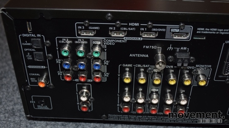 Solgt!Onkyo Surroundforsterker HT-R380, - 5 / 6