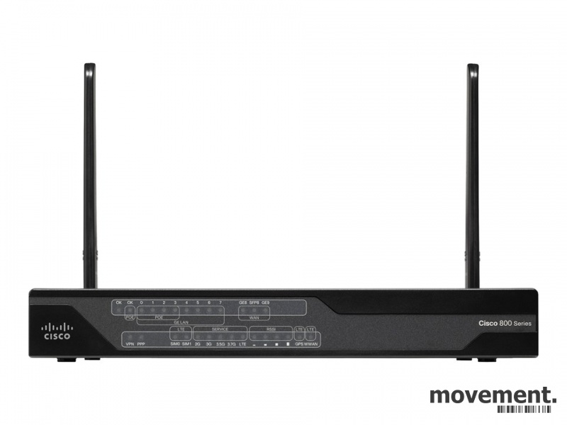 Solgt!Cisco 899G 4G LTE 2.0 ISR-Router, - 1 / 5
