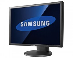 Flatskjerm til PC: Samsung 2443BW, 24 tommer, 1920x1200, VGA/DVI, pent brukt