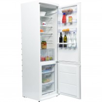 Zanussi ZRB940PW2 kjøleskap/kombiskap med fryser nede  i hvitt, 200cmhøyde, pent brukt