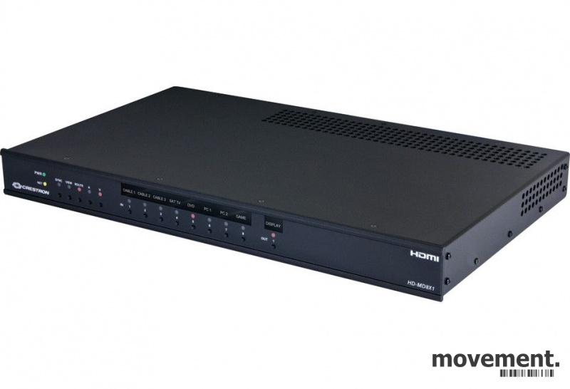 Solgt!Crestron HD-MD8X1, 8xHDMI Scaling - 1 / 2