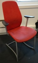 IKEA Renberget kontorstol i sortkunstskinn sort stoff IKEA Renberget kontorstol i sortkunstskinn sort stoff