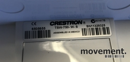 Solgt!Crestron TSW-750-W-S, kontroller - 4 / 5
