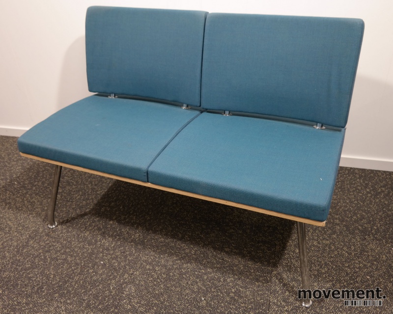 Solgt!2-seter venteromsmøbel / sofa fra - 1 / 2
