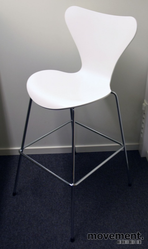 Barkrakk barstol: Arne Jacobsen 7er syverstol, 3107 17 stk Barkrakk barstol: Arne Jacobsen 7er syverstol