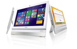 MSI Alt-i-ett PC i hvitt med innebygget skjerm: Adora 20, Intel J1900 / 4GB / 500GB, Win10, pent brukt