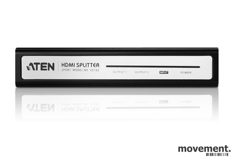 Solgt!Aten VS182 - 2port HDMI Splitter, - 1 / 2