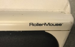 RollerMouse USB, ergonomisk rullemus for musearm i hvit farge, pent brukt