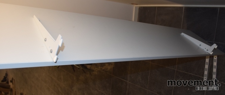 Solgt!Vegghylle i hvit laminat for - 3 / 3