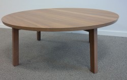 Loungebord fra Ikea Stockholm serie, Valnøtt finer, Ø=93cm, høyde 35cm, pent brukt